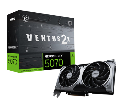 Karta graficzna MSI GeForce RTX 5070 Ventus 2X OC 12GB GDDR7 DLSS4